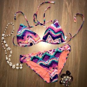 Colorful Tie-dye bikini